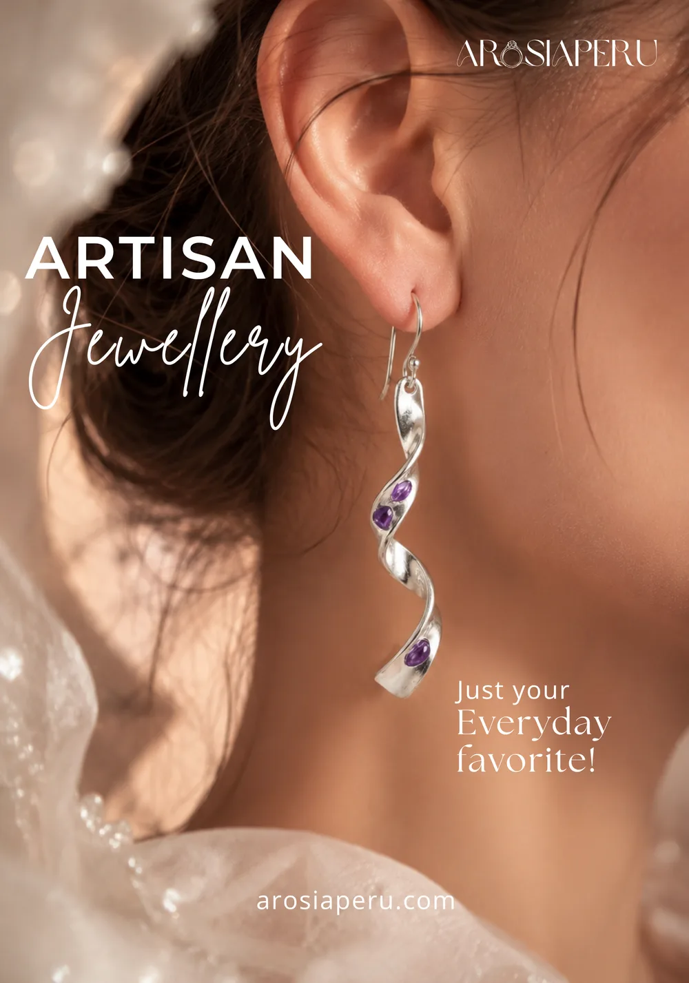 Artisan jewellery — earrings ad
