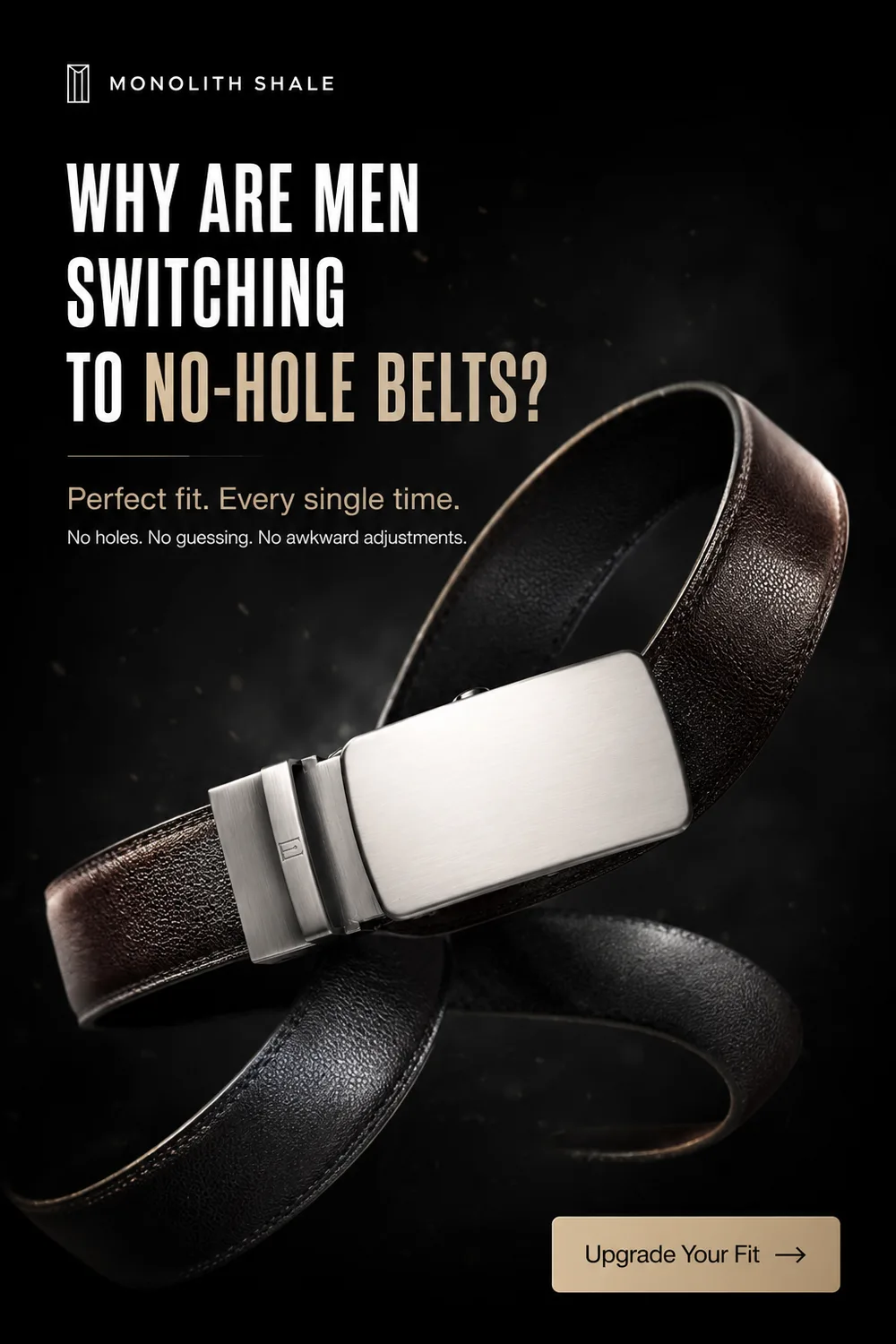 Why are men switching to no-hole belts?